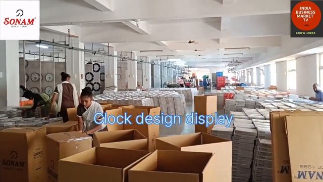 Our visit to India's 2nd largest clock factory SONAM at Morbi. Having max. women workers.