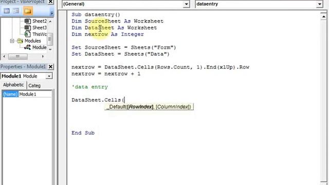 Simple User Form For Data Entry  in EXCEL VBA