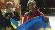 Украинские болельщики в Остерсунде после победы Дмитрия Пидручного