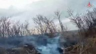 Уничтожение БТР М113 и САУ «Гвоздика» ВСУ