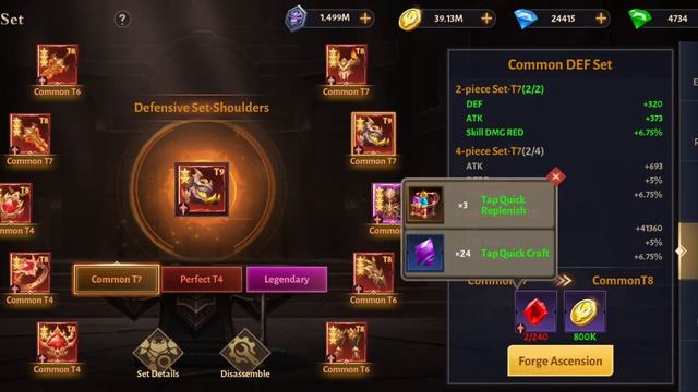 dungeon hunter 6 new update new idol new t 10 armor new ivent