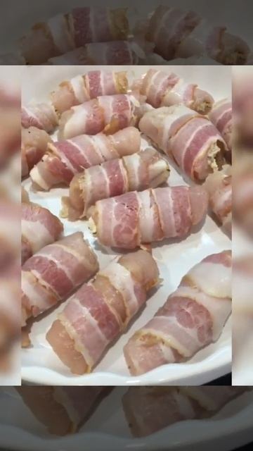 Куриные рулетики в беконе 👍🔥