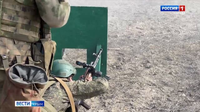 В Крыму тренируют военных перед отправкой в зону СВО