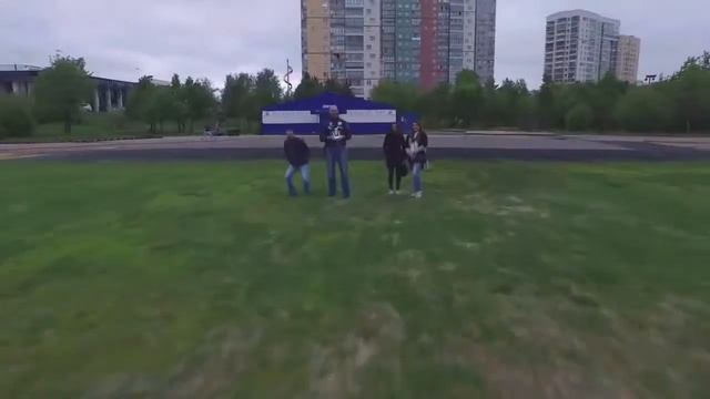 Phantom 3 Professional с друзьями на скорости.