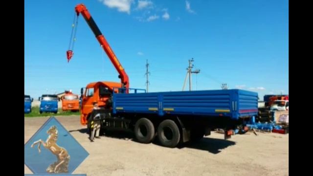 КАМАЗ 65117 с КМУ Инман ИТ 80