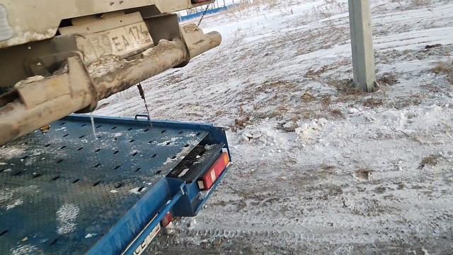 Обкатка нового проекта (эвакуатор с кму)