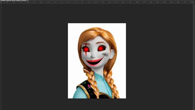 Frozen Anna As Annabelle (Art) Halloween | Horror | Monster Version | frozen 2, frozen 3
