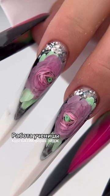 ФОРМА NEW EDGE НА НОГТЯХ💅🏻 #арт #дизайнногтей #nails #маникюр #newedge #креатив #искусство