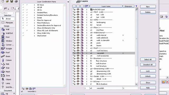 TUTORIAL ARCHICAD - Layers