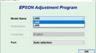 Сброс памперса Epson L455 L456