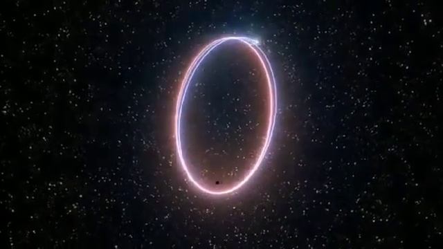 Trajectory of star around supermassive black hole