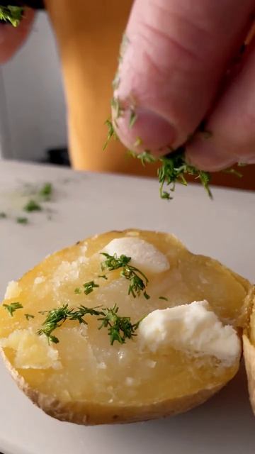 Baked potetoes 👇 Recipe #shorts #cooking