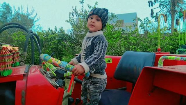 M Ali enjoy tractor driving seat mashallah