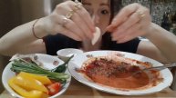 MUKBANG💫Борщ с Особым Ингридиентом🙃Мукбанг Не Асмр
