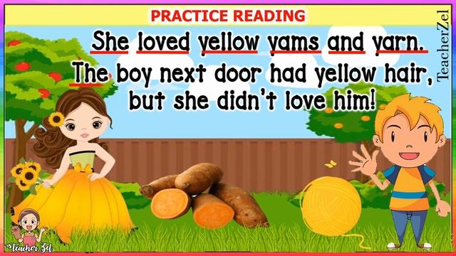 YUKI LOVES YELLOW (ALPHABET STORIES) @teacherzel