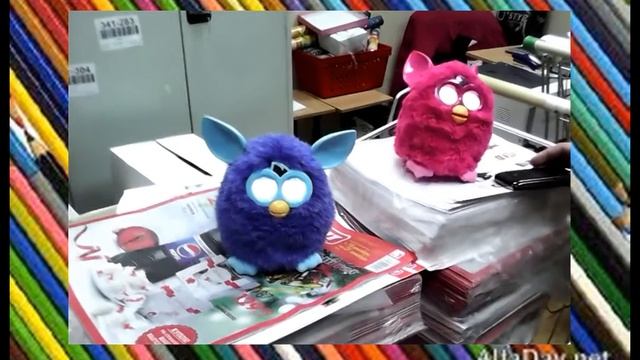 Игрушки_Furby_(Ферби)_устроили_в_оффисе_танцевальное_шоу. Купить_Furby_(Ферби)