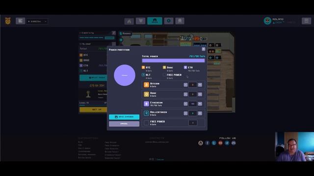 Получил очередной бесплатный майнер от rollercoin