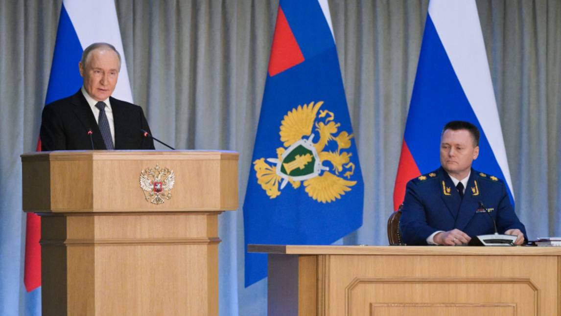 «Доверие растет»: Путин выступил на расширенном заседании коллегии Генпрокуратуры