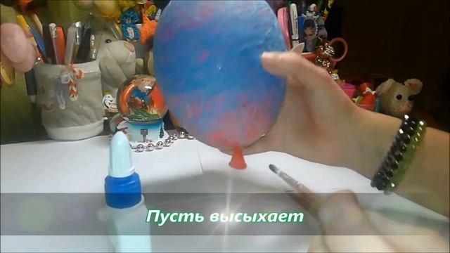❊Новогодний DIY ❊Шар из ниток|2 часть||Malinka 12