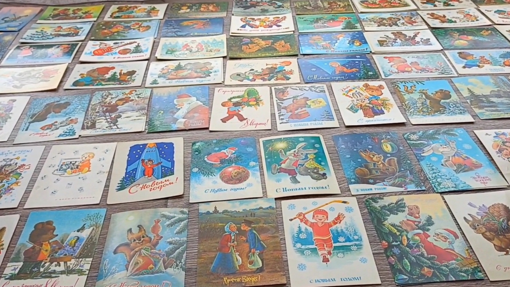 Все мои открытки Зарубина {90шт}. Оформляю их в альбом.