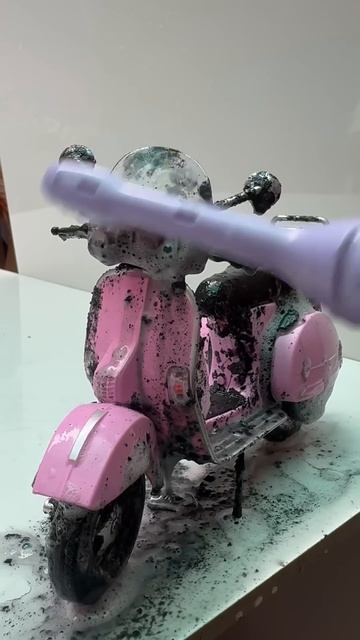 Today I cleaned SCOOTY🛵for 7 HOURS in TOKYO🗼 #shorts