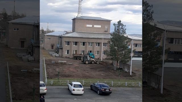 Подготовка к возведению Сквера трудовой славы, 9 октября 2024г.