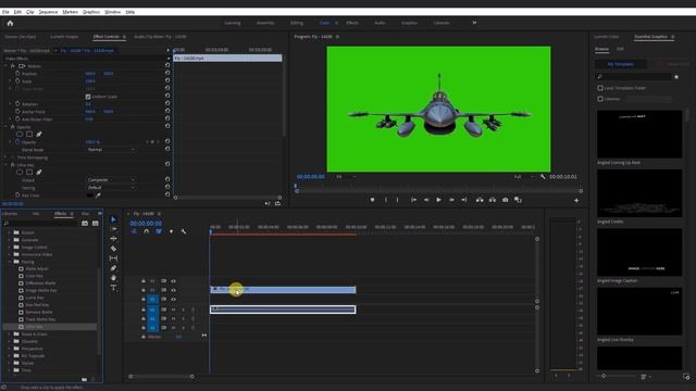 How to Remove Green Screen Background in Adobe Premiere Pro CC