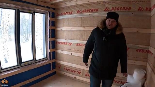 А-фрейм с аттиковыми стенами и двумя террасами. Видеообзор.
