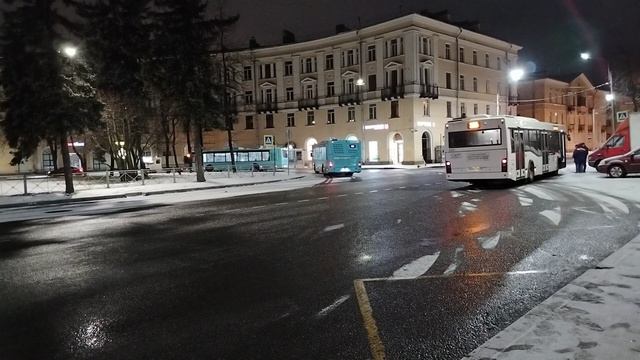 18 марта 2025 г. Автобус 325 маршрут Волгабас 5270.G4 10159 Колпино Привокзальная Площадь