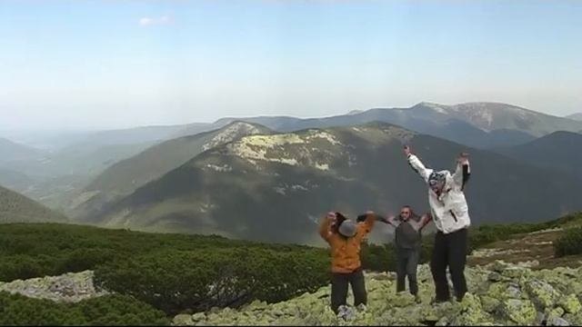 Gangnam Style a la Harlem Shake на г. Паренки, Центральні Горгани, Карпати