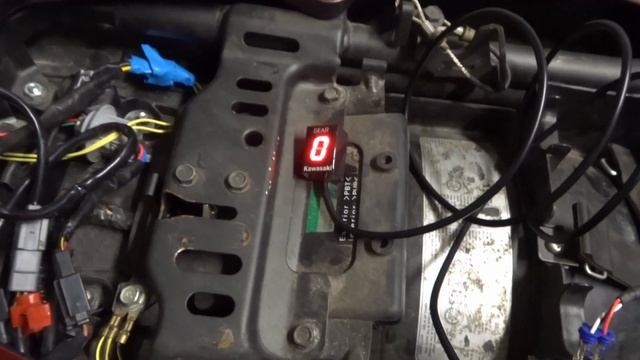 Kawasaki ER6-N '07 Gear indicator install