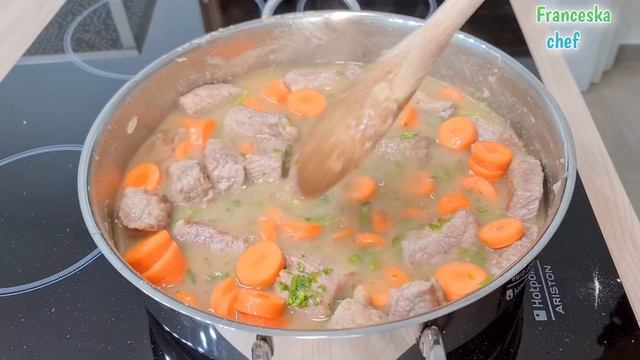 SPEZZATINO DI VITELLO CON PATATE CREMOSO MORBIDO E DELIZIOSO | Franceska Chef