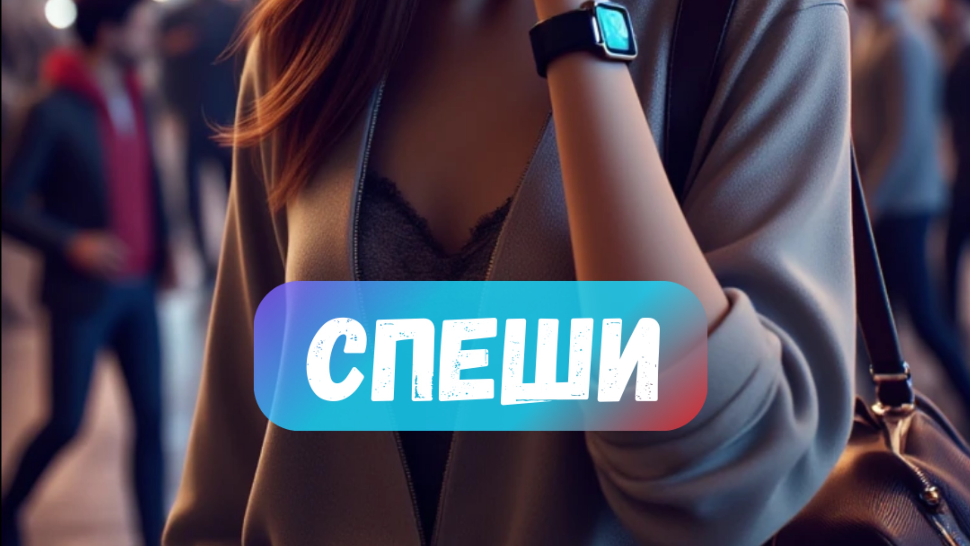 Почему ты спешишь?