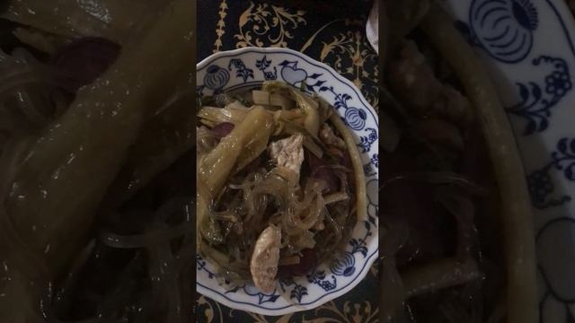MAMA FOOD엄마표! 백김치 머위 닭가슴살 잡채~~~~~!@sungodcross