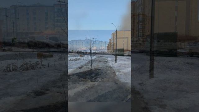 Зима 24-25 года в мкр новый город, Чебоксары