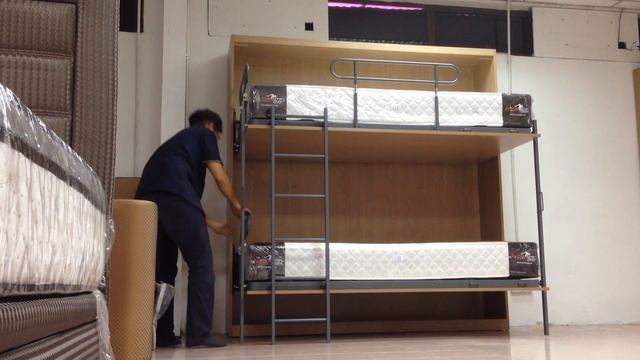 Folding Bunk Bed | Smart Space Saving Mechanisms for Small Spaces [MUST HAVE]