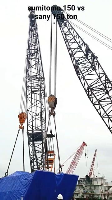 sumitomo 150 ton crane vs sany 150 ton crane