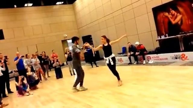 Marta Khanna And Sergey Gazaryan Teaching El Son Cubano At Moscow Salsa And Kizomba Festival 2017