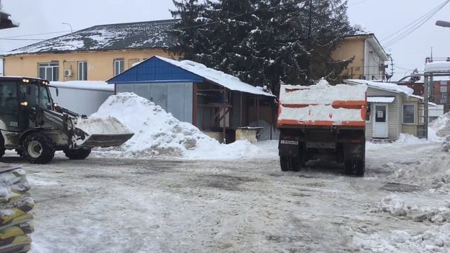 Погрузка снега Hidromek
