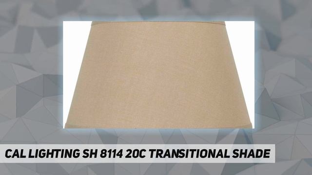 Cal Lighting SH 8114 20C Transitional Shade - Review 2023
