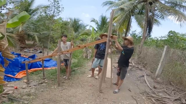 Nghĩ Hè Ba Làm Công Viên Nước Tại Nhà Cho Cả Team [ Trang And Vinh ]