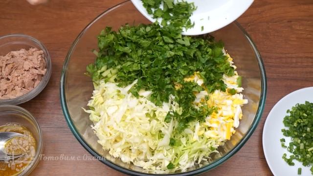 Мои дежурные салаты из капусты! Очень вкусно и полезно!