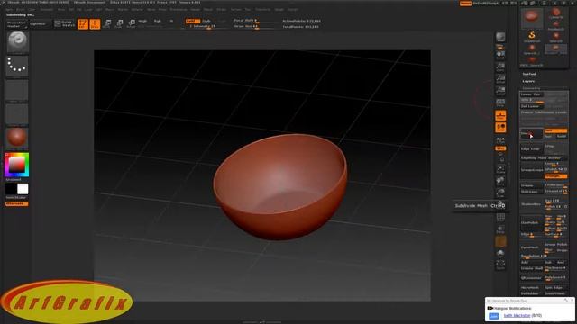 How to Make a Cereal Bowl with ZBrush