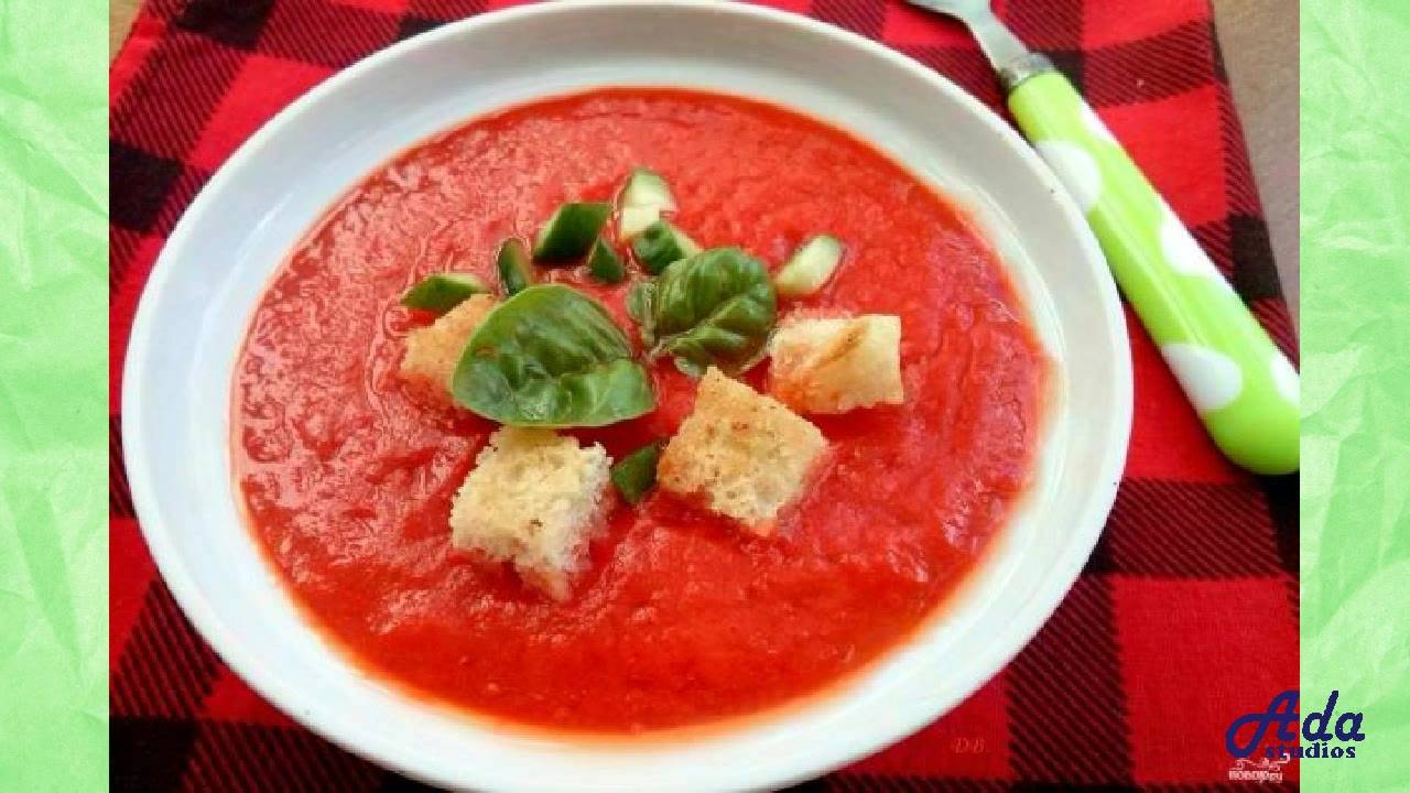 Гаспачо классический Рецепт, пошаговый, как при