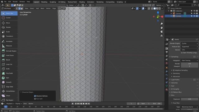 Blender beginner series No. 43 - Hyperboloid of one sheet