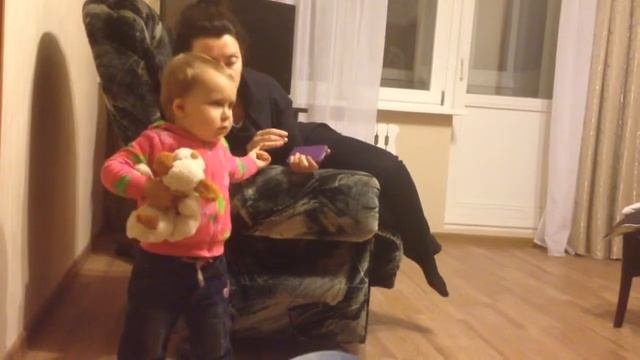 Саша у бабушки Оли 10.12.2015