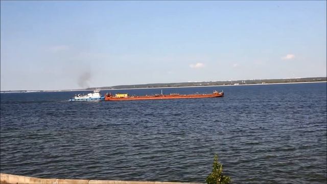 Буксир Дунайский 31 в Ульяновске 1 08 2014г