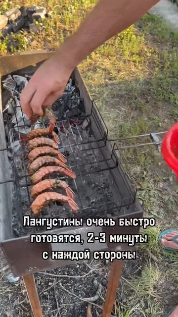 Как приготовить шримп ролл на мангале🤤 #shorts