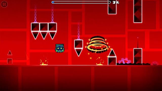 попытки пройти Clutterfunk. #clutterfunk #geometrydash