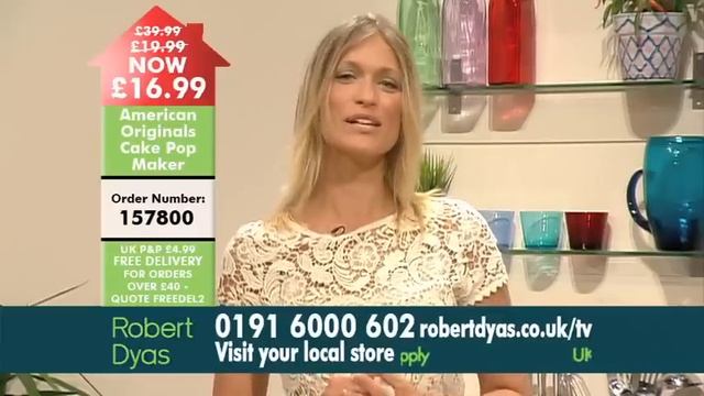 Robert Dyas TV Advert - American Originals Cake Pop Maker